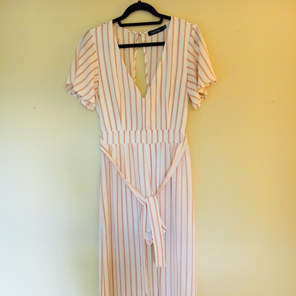 Comfy women half Sleeves Jumpsuit Maxi dress